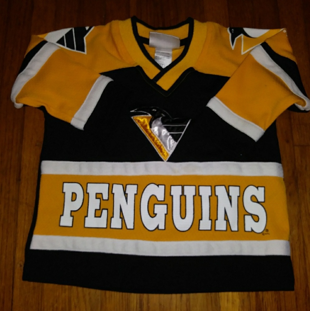 Pittsburgh Penguins VTG Mario Lemieux Jersey 2T